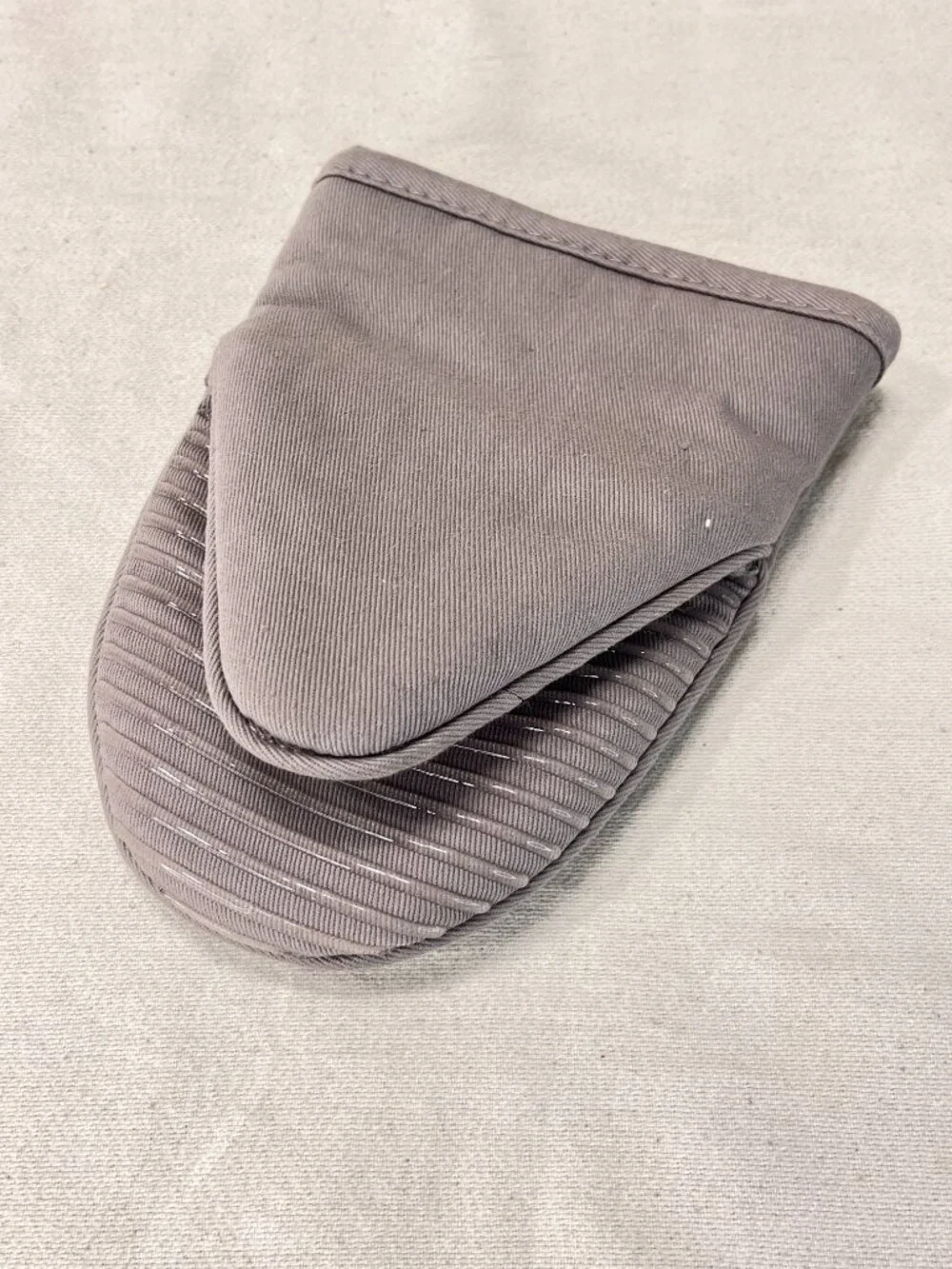 All-Clad Pewter Grabber Mitt Pot Holder Oven Cotton Silicone 5.5